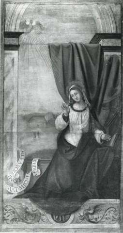 Anonimo — Meloni Altobello - sec. XVI - Maria Vergine annunciata — insieme